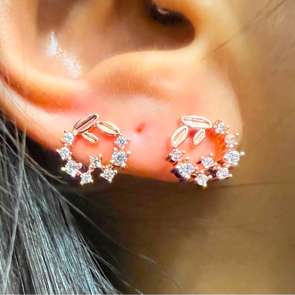 Rose Gold Earrings